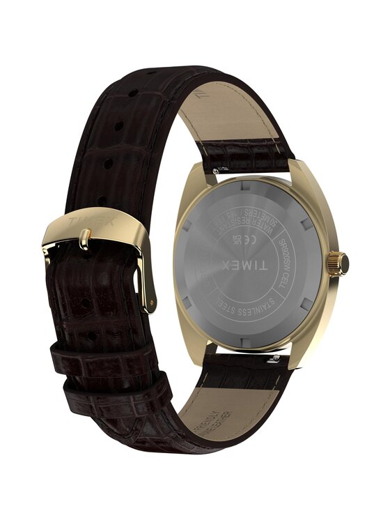 Timex Timex Zegarek TW2Y82100 Brązowy