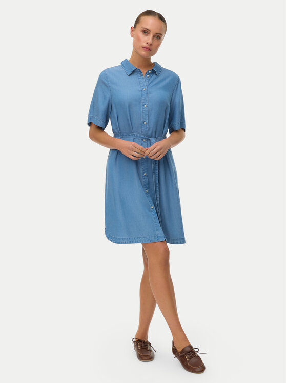 Vero Moda Vero Moda Sukienka jeansowa Bree 10341620 Niebieski Regular Fit