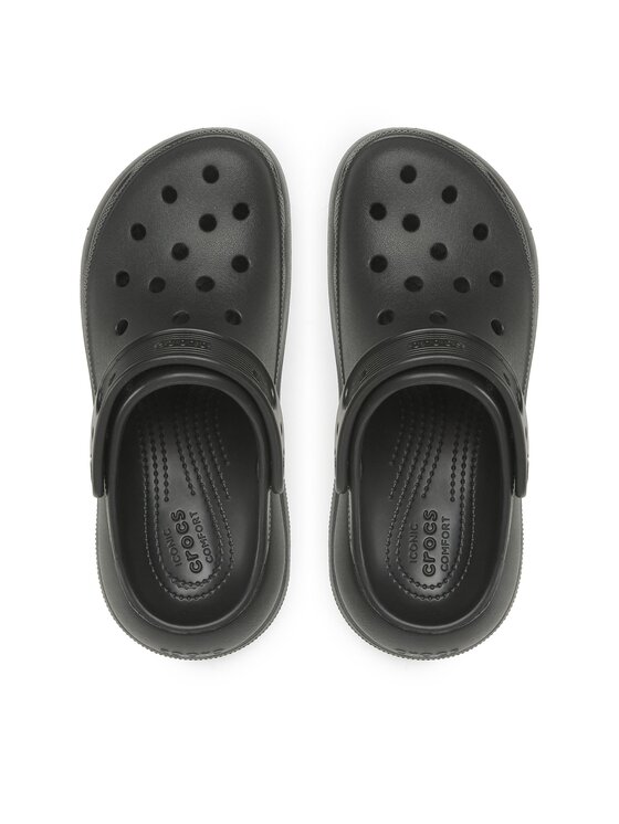 Crocs Crocs Šlepetės Classic Crush Clog 207521 Juoda