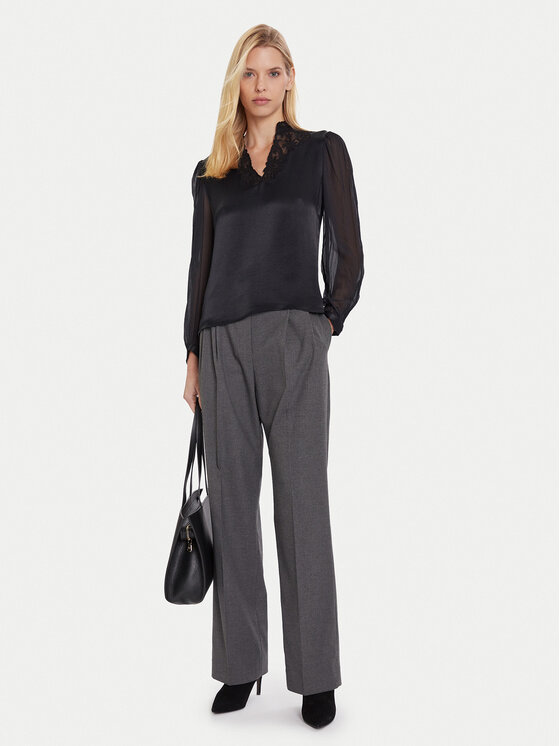 Tommy Hilfiger Tommy Hilfiger Hlače iz tkanine WW0WW48358 Siva Relaxed Fit