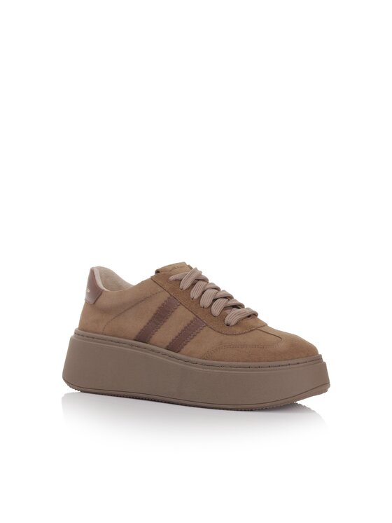 nabe190 13枚 Białe sneakersy męskie ze skóry
