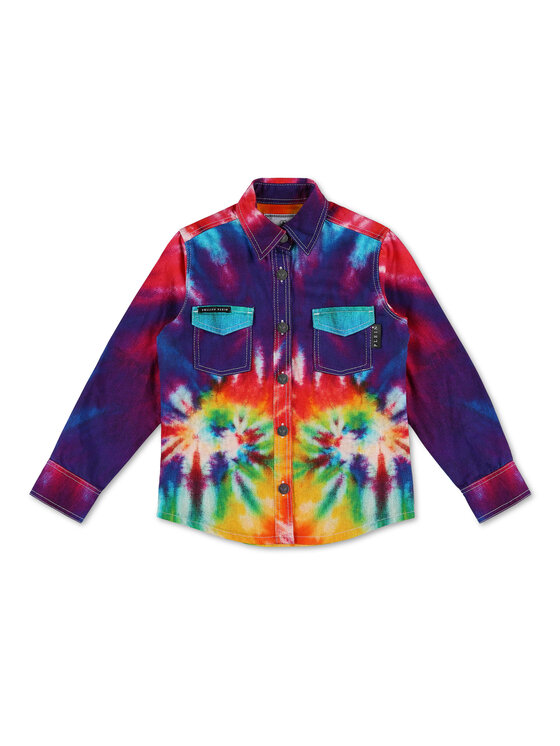 PHILIPP PLEIN PHILIPP PLEIN camicia di jeans 4167 Multicolore Basic Fit