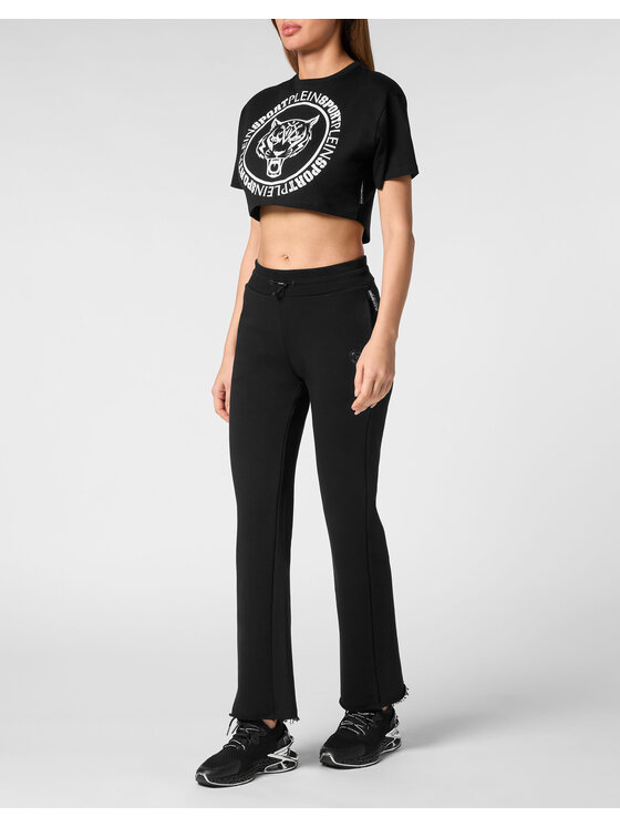 Plein Sport Plein Sport T-Shirt 14223 Czarny Regular Fit