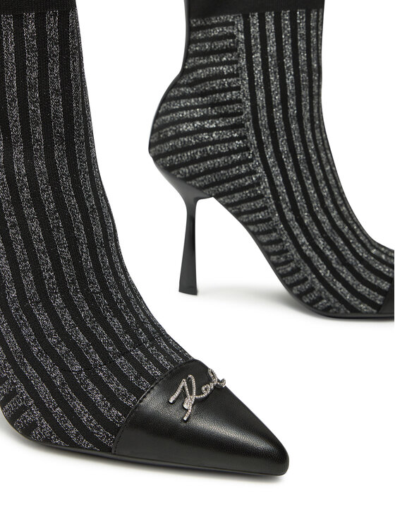 KARL LAGERFELD KARL LAGERFELD Botki KL31343 Czarny