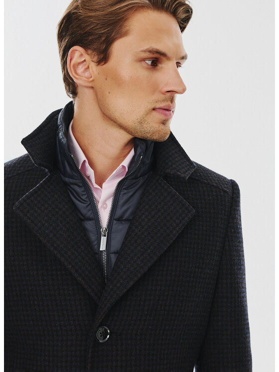 Pako Lorente Pako Lorente Płaszcz P24WF-7X-015 Kolorowy Classic Fit