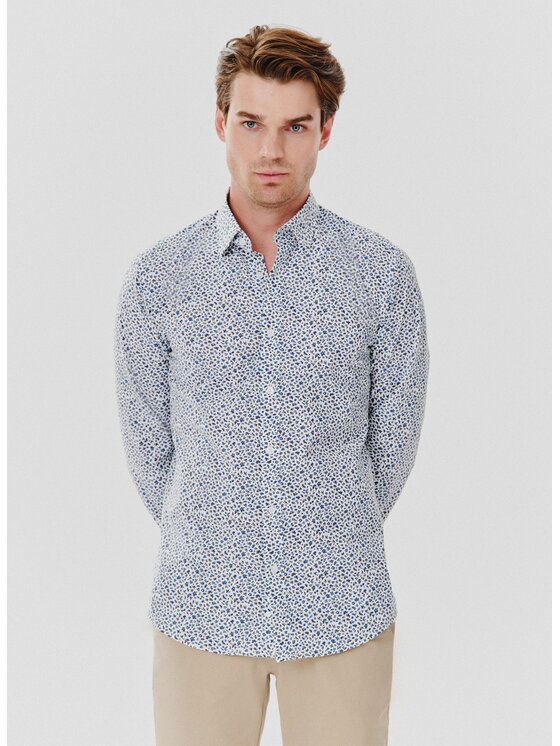 Pako Lorente Pako Lorente Koszula P24WF-1X-026 Biały Slim Fit