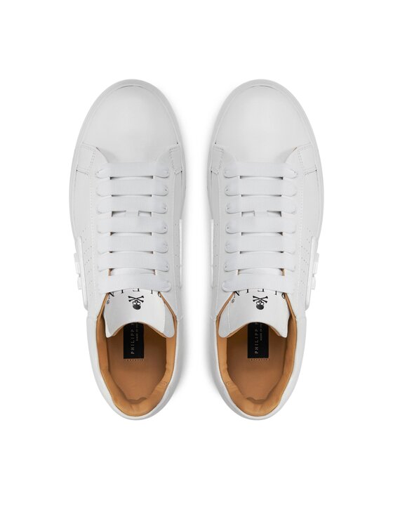 PHILIPP PLEIN PHILIPP PLEIN Sneakersy Lo-Top Sneakers FACS USC0474 PLE025N Bílá