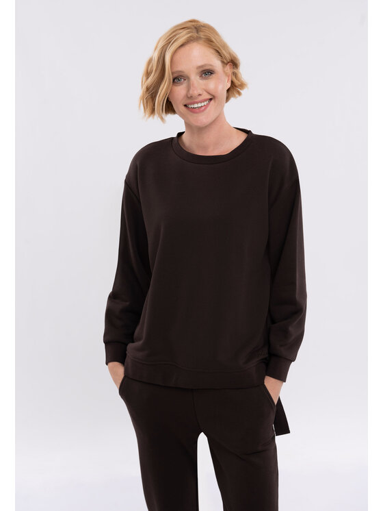 Bluza, rozmiar S, Brązowy, B-PAOLA