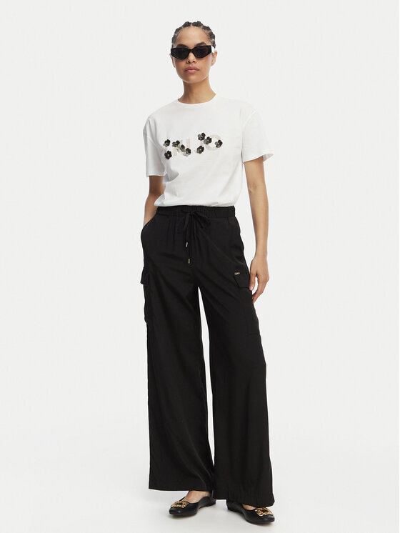 Liu Jo Liu Jo T-Shirt WA6238 JS923 Biały Regular Fit