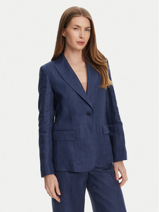 Weekend Max Mara Weekend Max Mara Sacou Nalut 2515041012 Bleumarin Regular Fit
