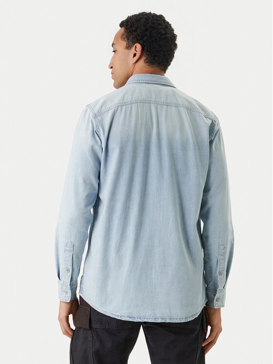 G-Star Raw G-Star Raw Jeans srajca D27083-D252 Svetlo modra Regular Fit