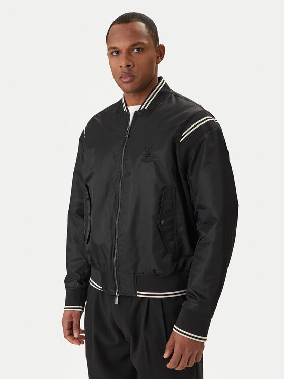 Armani Exchange Armani Exchange Bundy bomber XM002017 AF19828 UC001 Čierna Regular Fit
