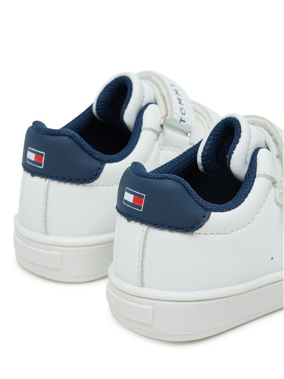 Tommy Hilfiger Tommy Hilfiger Сникърси Low Cut Velcro Sneaker T1X9-34062-1355 M Бял