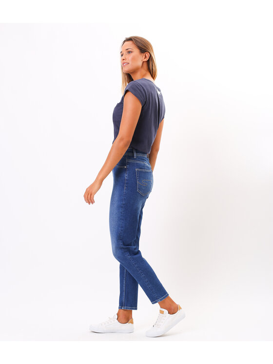 Lee Cooper Lee Cooper Jeansy MATEA Niebieski Mom Fit