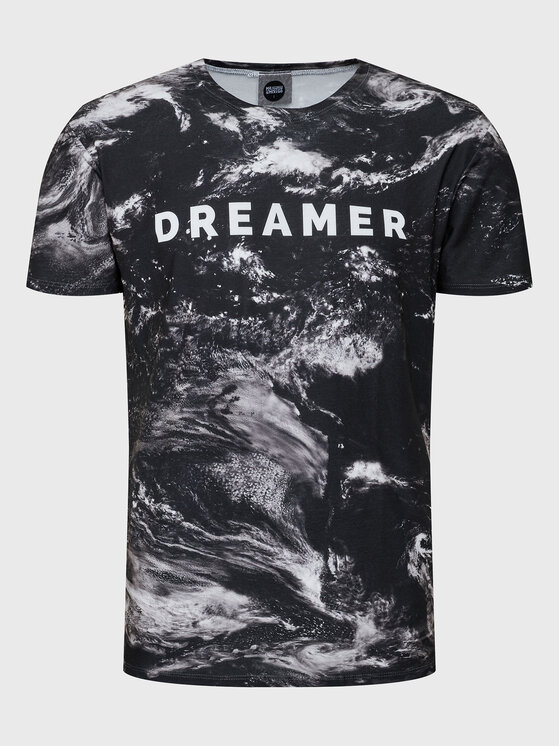 Mr. GUGU & Miss GO T-krekls Unisex Dreamer Melns Regular Fit