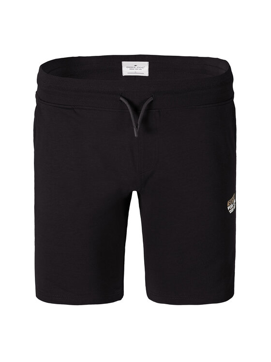 Cross Jeans Cross Jeans Szorty sportowe 49060-020 Czarny Regular Fit