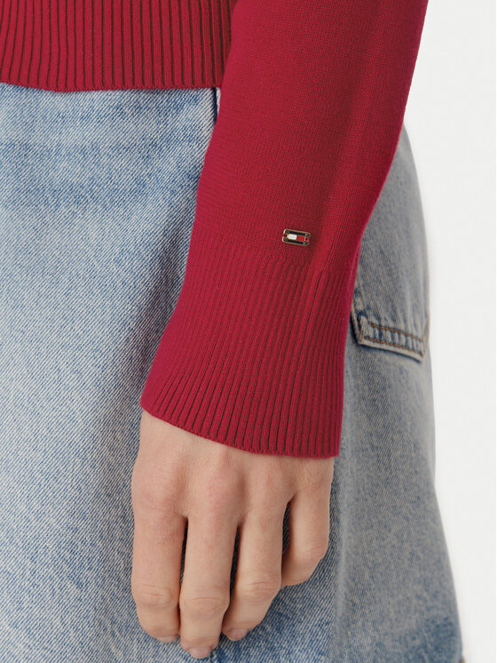 Tommy Hilfiger Tommy Hilfiger Πουλόβερ Full WW0WW52298 Κόκκινο Regular Fit