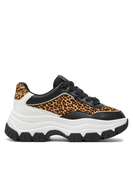 Sneakers Guess Berrett FLTBER PEL12 Negru