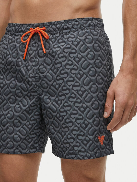 Guess Guess Plaukimo šortai F6GT27 WG2A2 Pilka Regular Fit