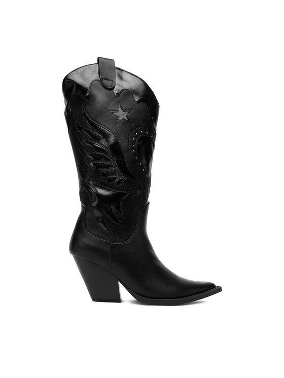 DeeZee DeeZee Καουμπόικες Μπότες & Μποτάκια W3LH170101 Μαύρο