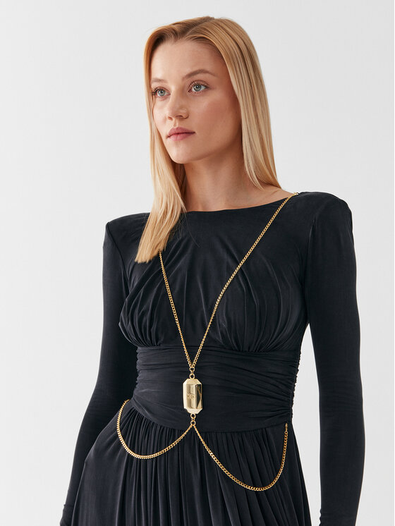 Elisabetta Franchi Elisabetta Franchi Вечірня сукня AB-399-36E2-V800 Чорний Regular Fit