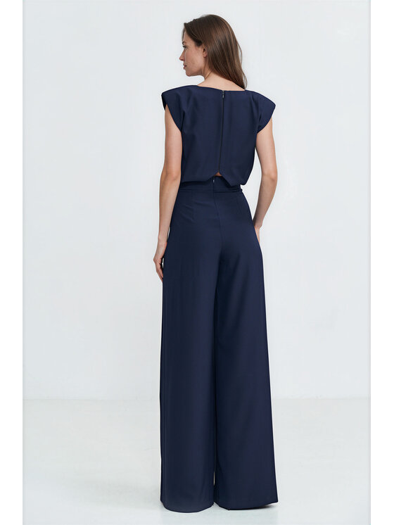 NIFE NIFE Overal KM54 Tmavomodrá Straight Fit
