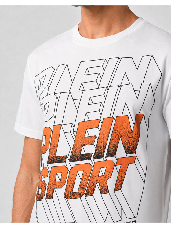 Plein Sport Plein Sport T-Shirt 31530 Bílá Regular Fit