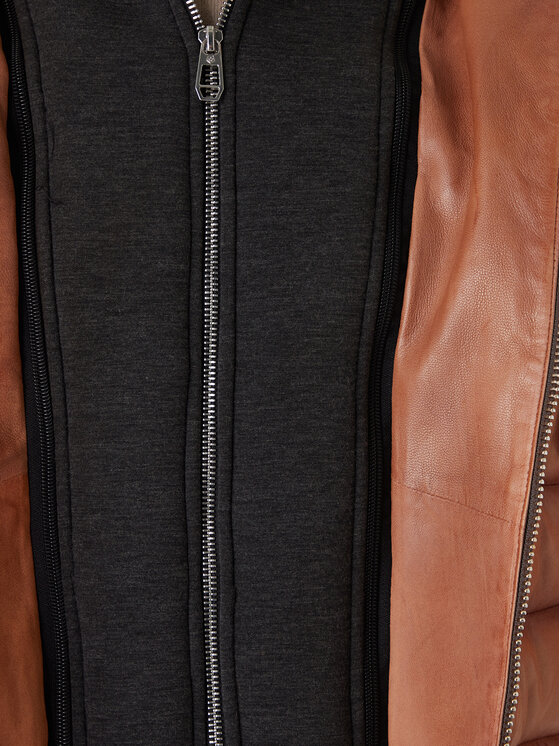 Milestone Milestone Μπουφάν δερμάτινο Ms Apollo 531068 60510 Χάλκινο Regular Fit