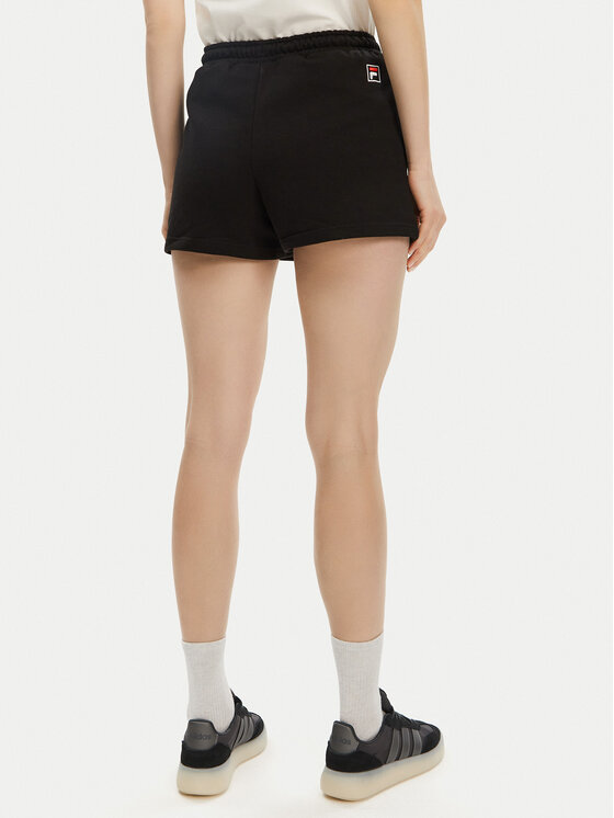 Fila Fila Pantaloni scurți sport Louches FAW1032 Negru Regular Fit