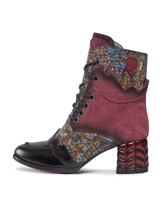 Maciejka Maciejka Schnürschuhe 06160-23/00-5 Dunkelrot