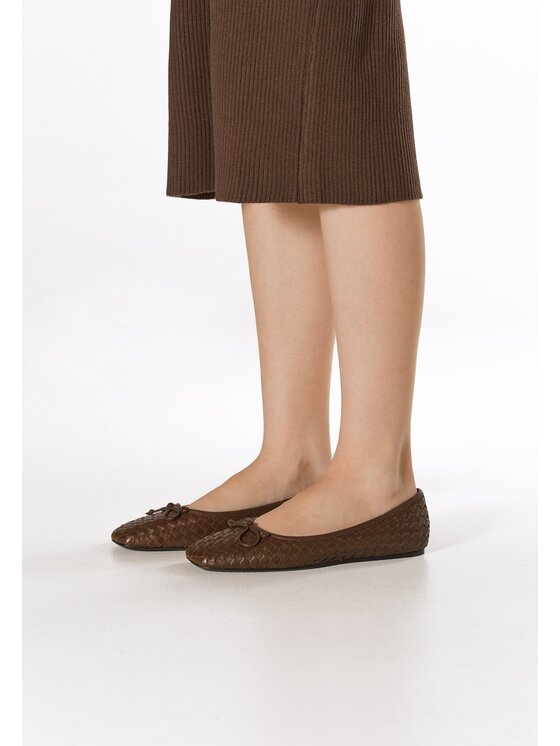 Estro Estro Ballerine ER00117154 Marrone