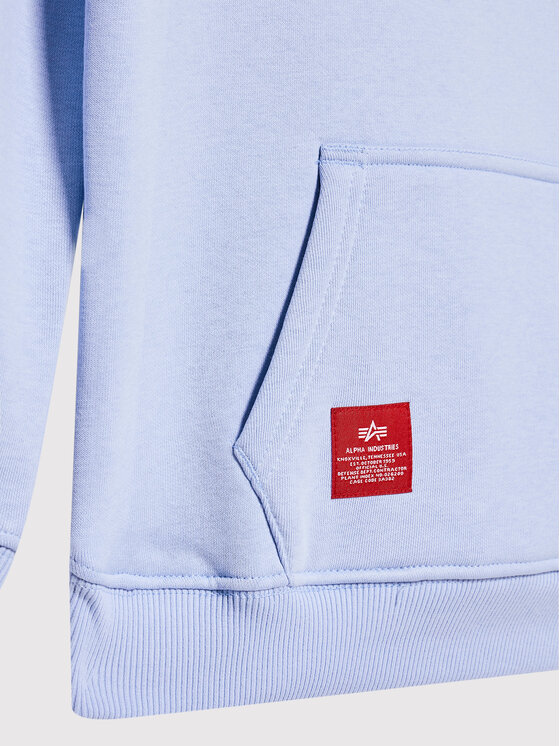 Alpha Industries Alpha Industries Majica dugih rukava Basic 196701 Plava Regular Fit