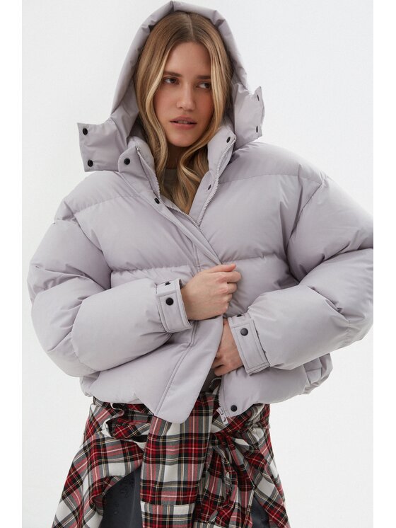 Estro Estro Giubbotto piumino ER00114589 Grigio Oversize