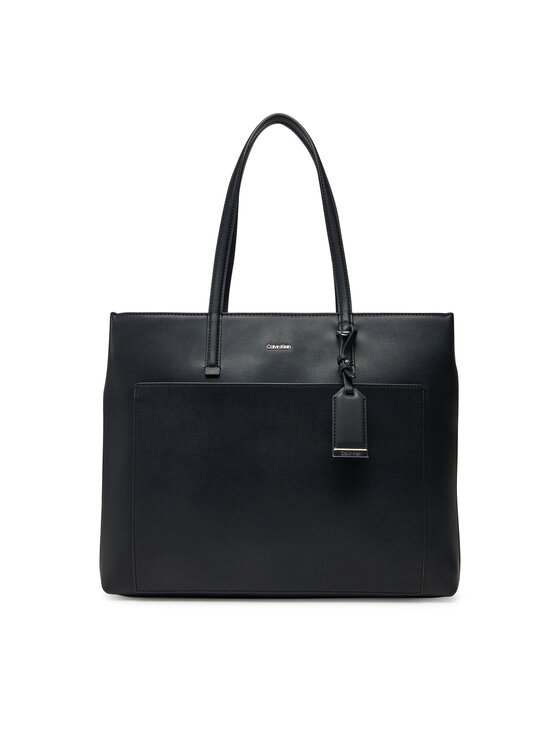 Calvin Klein Calvin Klein Τσάντα Ck Must Medium Shopper W/Pocket K60K613019 Μαύρο