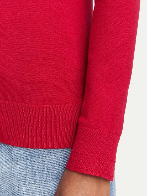 Tommy Hilfiger Tommy Hilfiger Pulover WW0WW51383 Roșu Regular Fit