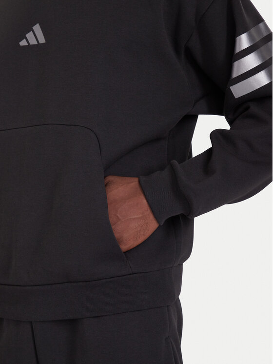 adidas adidas Felpa Future Icons 3-Stripes JX1956 Nero Regular Fit