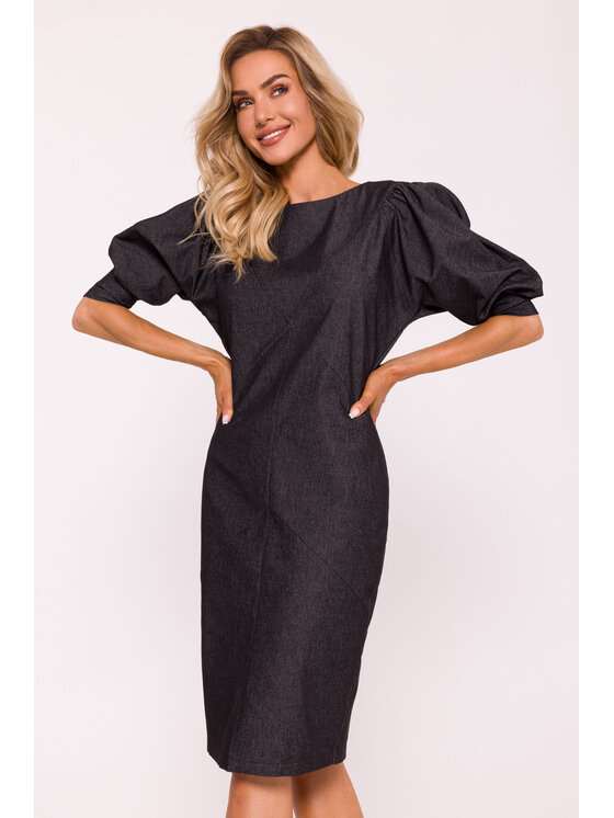 Made of Emotion Made of Emotion Vestito da giorno M803 Grigio Active Fit