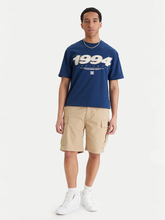 DC Shoes DC Shoes Tričko Blurry Years EDYZT04363 Tmavomodrá Regular Fit