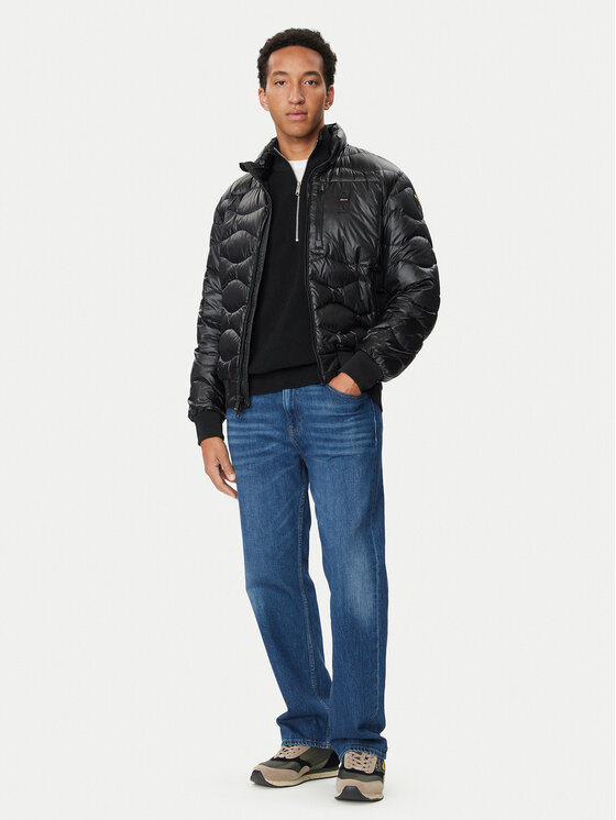 Blauer Blauer Geacă Daniel 26WBLUC03067 Negru Regular Fit
