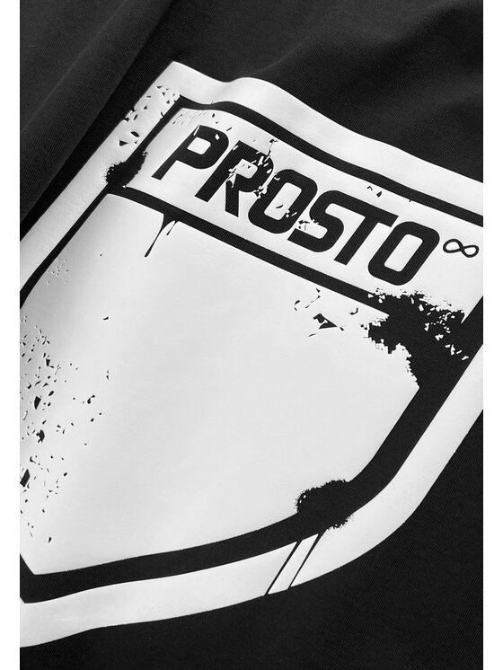 PROSTO. PROSTO. T-Shirt Splash Shield KL261MTEE1093 Czarny Relaxed Fit