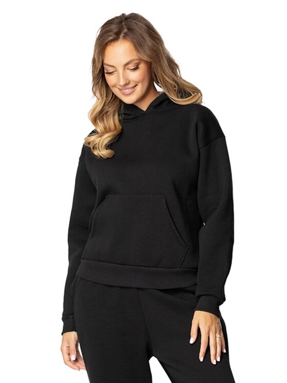 DKaren Sport DKaren Sport Bluza DK-K-B9 Czarny Regular Fit