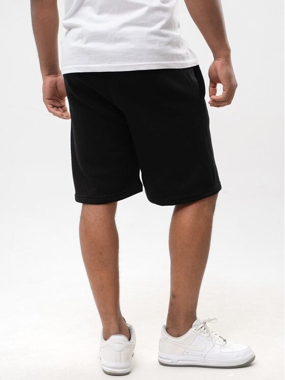 Jigga Wear Jigga Wear Szorty materiałowe Krótkie Spodenki Dresowe Męskie Czarne Jigga Wear Mini Crown XL Czarny Regular Fit