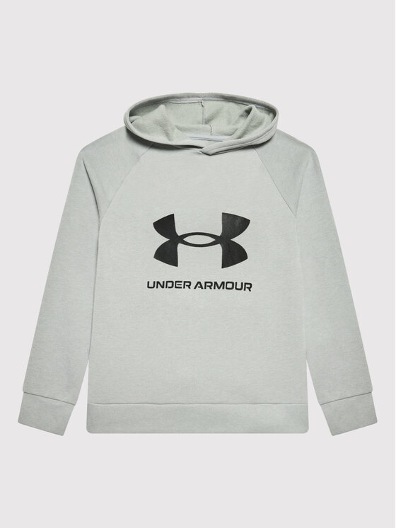 Under Armour Majica Dugih Rukava Rival Fleece 1357585 Siva Relaxed Fit