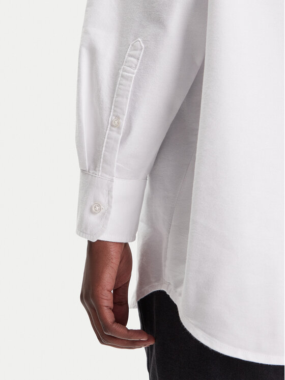 Tommy Jeans Tommy Jeans Camicia Badge DW0DW20988 Bianco Oversize