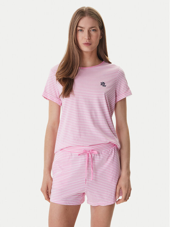 LAUREN RALPH LAUREN LAUREN RALPH LAUREN Pizsama ILN12503 Rózsaszín Regular Fit