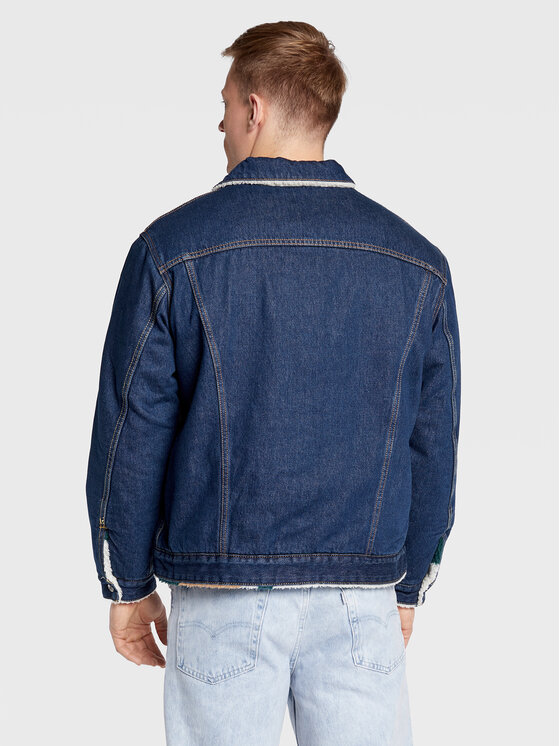 Giacca di jeans Sherpa Trucker Vintage A3176-0000