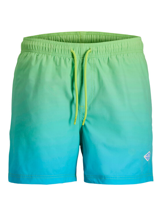 Jack & Jones Jack & Jones Szorty kąpielowe Maui Horizon 12291438 Zielony Regular Fit