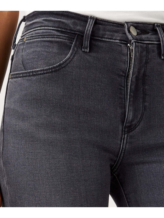 Wrangler Wrangler Jeansy 112345385 Szary Skinny Fit