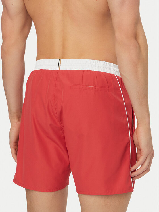 BOSS BOSS Плувни шорти Starfish 50514429 Тъмнорозов Regular Fit