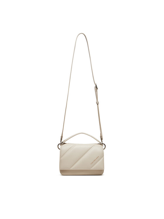 Calvin Klein Jeans Torebka Quilted Roxy Flap C820 K60K612371 Écru ...
